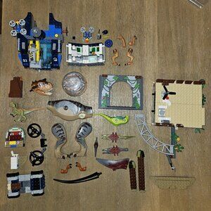 Lego Jurassic Lot 75941, 75934, 75940, 75930, 75929 Dinosaur Indominus T Rex